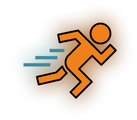 bewegen sich
ausreichend